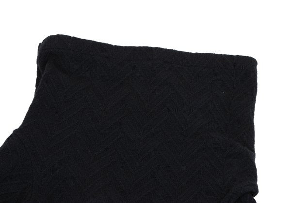 COMME des GARCONS Wool Blend Design Sweater Black Size M