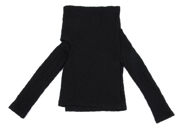 COMME des GARCONS Wool Blend Design Sweater Black Size M