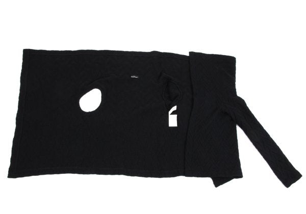 COMME des GARCONS Wool Blend Design Sweater Black Size M