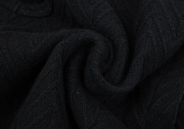 COMME des GARCONS Wool Blend Design Sweater Black Size M