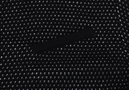 Christian Dior Wool Rayon Design Weave Cardigan Black Size M