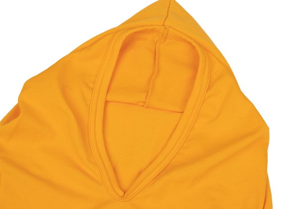 COMME des GARCONS Hooded Flat Design Tank Top Yellow Size S