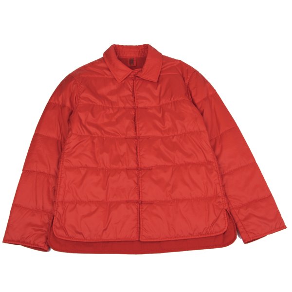 ISSEY MIYAKE HaaT Nylon China Button Jacket Red Size 2