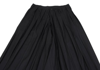 LIMI feu 25AW Wool Blend Pleated Wide Pants Black Size 2