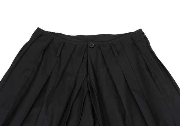LIMI feu 25AW Wool Blend Pleated Wide Pants Black Size 2