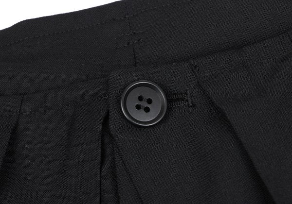 LIMI feu 25AW Wool Blend Pleated Wide Pants Black Size 2