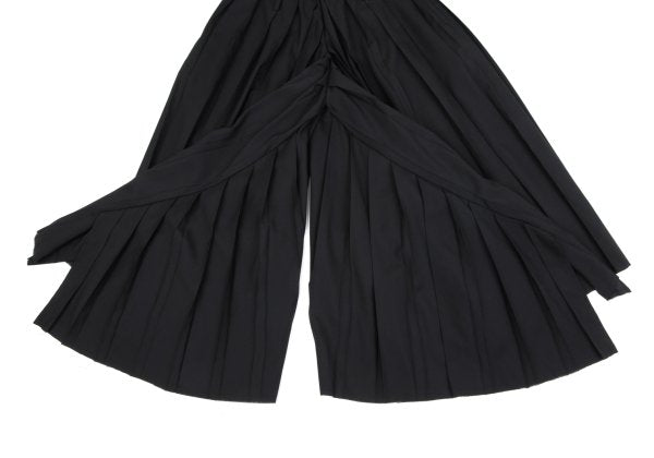 LIMI feu 25AW Wool Blend Pleated Wide Pants Black Size 2