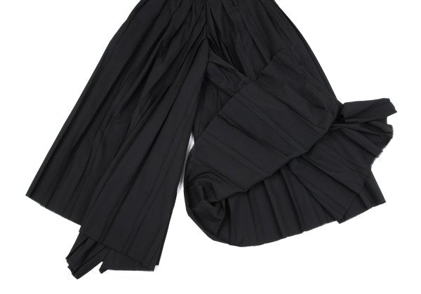 LIMI feu 25AW Wool Blend Pleated Wide Pants Black Size 2