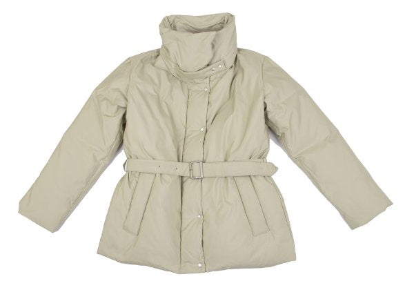 PLEATS PLEASE Poly-blend Belt Design Jacket Beige Size 3
