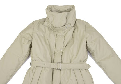 PLEATS PLEASE Poly-blend Belt Design Jacket Beige Size 3
