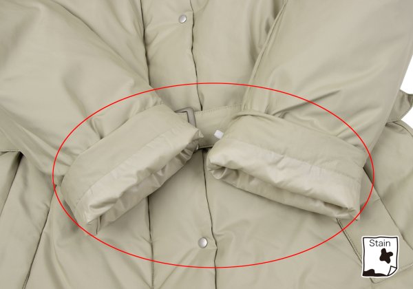 PLEATS PLEASE Poly-blend Belt Design Jacket Beige Size 3