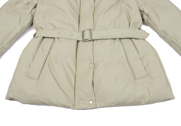 PLEATS PLEASE Poly-blend Belt Design Jacket Beige Size 3