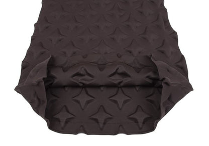 ISSEY MIYAKE 3D Star Design Polyester Skirt Brown Size 2