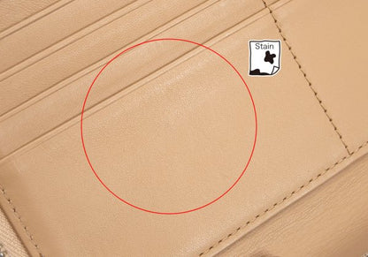 COACH Perforated Design Wallet Beige