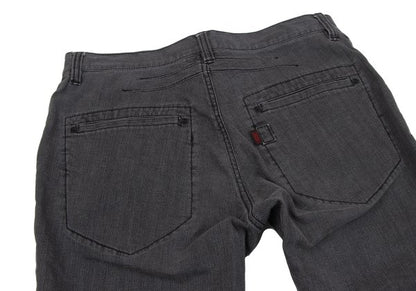 ISSEY MIYAKE HaaT Glitter Eyelet Flare Pants Gray Size 2