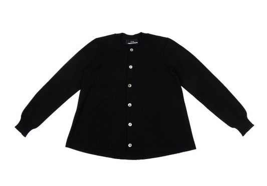 tricot COMME des GARCONS Back Tuck Wool Knit Cardigan Size M