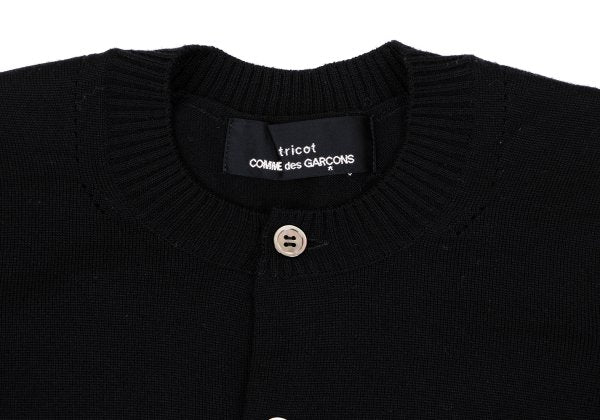 tricot COMME des GARCONS Back Tuck Wool Knit Cardigan Size M