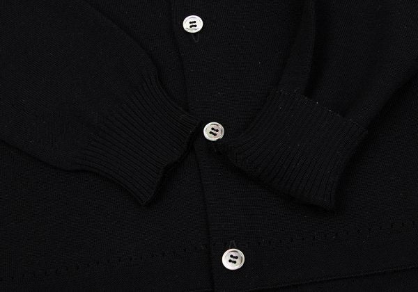 tricot COMME des GARCONS Back Tuck Wool Knit Cardigan Size M