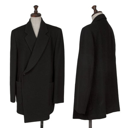 COMME des GARCONS Ribbed Wool Jacket Black Size M