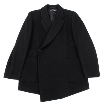 COMME des GARCONS Ribbed Wool Jacket Black Size M