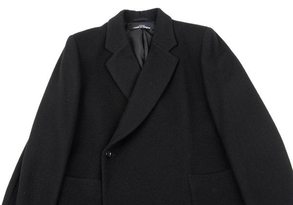 COMME des GARCONS Ribbed Wool Jacket Black Size M