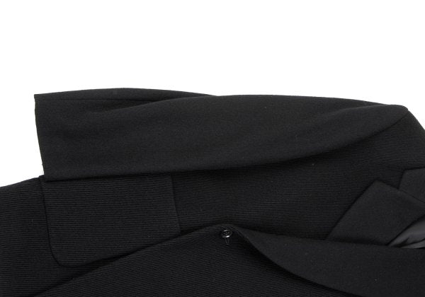 COMME des GARCONS Ribbed Wool Jacket Black Size M