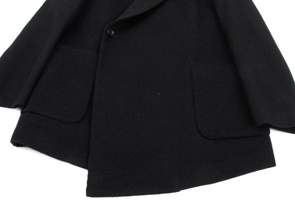 COMME des GARCONS Ribbed Wool Jacket Black Size M
