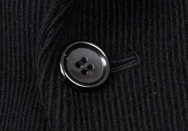COMME des GARCONS Ribbed Wool Jacket Black Size M
