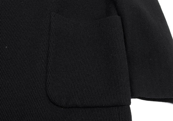 COMME des GARCONS Ribbed Wool Jacket Black Size M