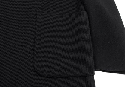 COMME des GARCONS Ribbed Wool Jacket Black Size M