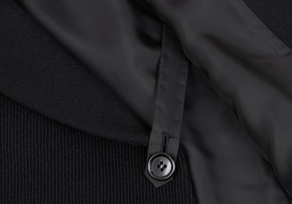 COMME des GARCONS Ribbed Wool Jacket Black Size M