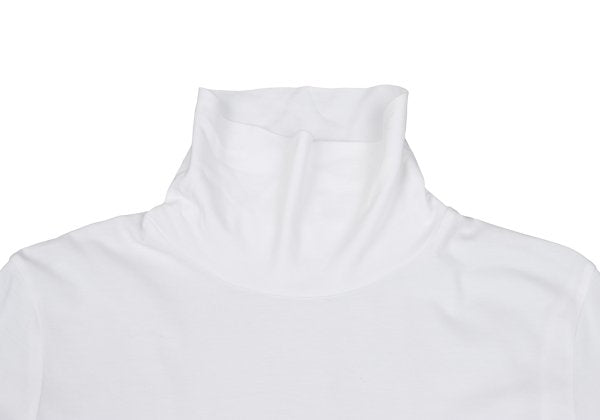 Y's Cotton Basic Turtleneck Long Sleeve Shirt White Size 2