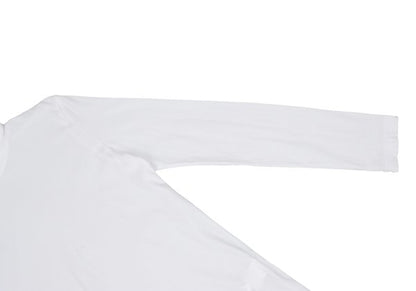 Y's Cotton Basic Turtleneck Long Sleeve Shirt White Size 2