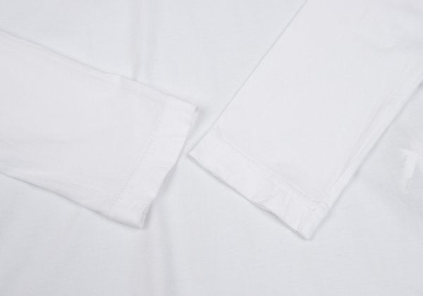 Y's Cotton Basic Turtleneck Long Sleeve Shirt White Size 2