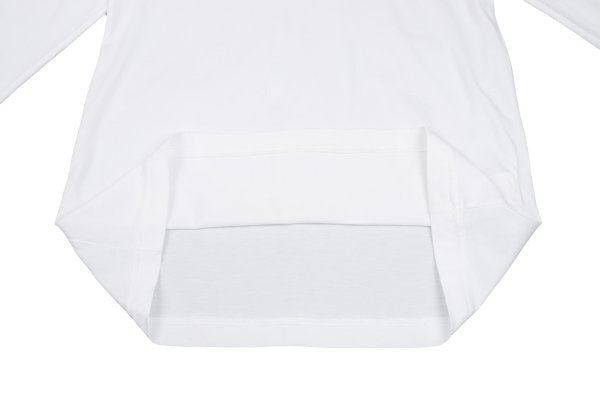 Y's Cotton Basic Turtleneck Long Sleeve Shirt White Size 2