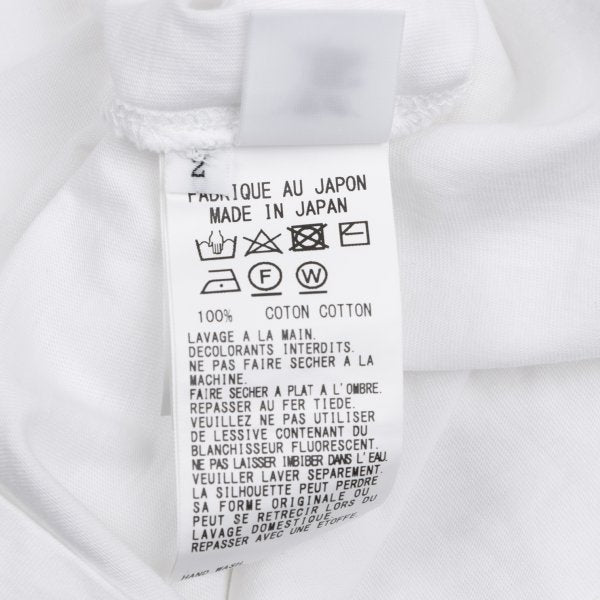 Y's Cotton Basic Turtleneck Long Sleeve Shirt White Size 2