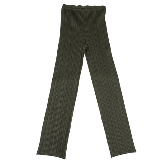 PLEATS PLEASE Pleated Straight Pants Khaki Size 2