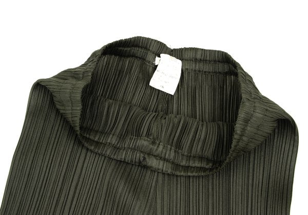 PLEATS PLEASE Pleated Straight Pants Khaki Size 2