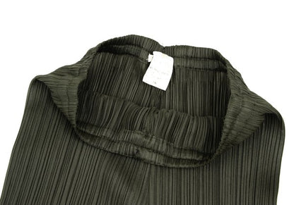 PLEATS PLEASE Pleated Straight Pants Khaki Size 2