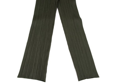 PLEATS PLEASE Pleated Straight Pants Khaki Size 2