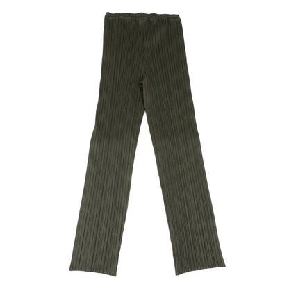 PLEATS PLEASE Pleated Straight Pants Khaki Size 2