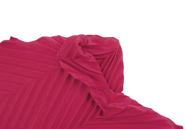 ISSEY MIYAKE me 25AW Zigzag Pleated High Blouse Pink Size F