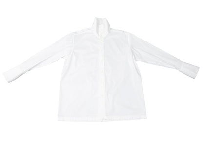 ISSEY MIYAKE 24AW Cotton Nylon Stretch Shirt White Size 2