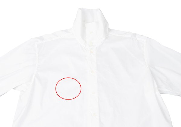 ISSEY MIYAKE 24AW Cotton Nylon Stretch Shirt White Size 2