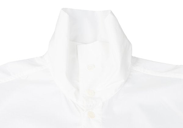 ISSEY MIYAKE 24AW Cotton Nylon Stretch Shirt White Size 2