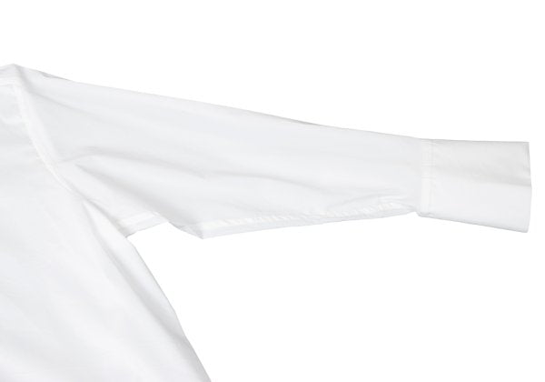 ISSEY MIYAKE 24AW Cotton Nylon Stretch Shirt White Size 2