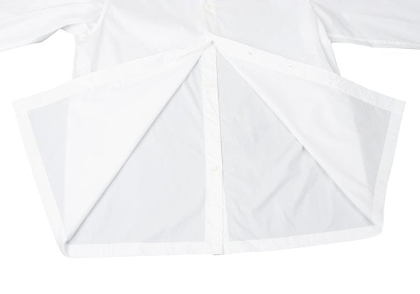 ISSEY MIYAKE 24AW Cotton Nylon Stretch Shirt White Size 2