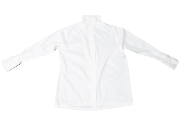 ISSEY MIYAKE 24AW Cotton Nylon Stretch Shirt White Size 2