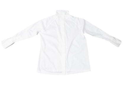 ISSEY MIYAKE 24AW Cotton Nylon Stretch Shirt White Size 2