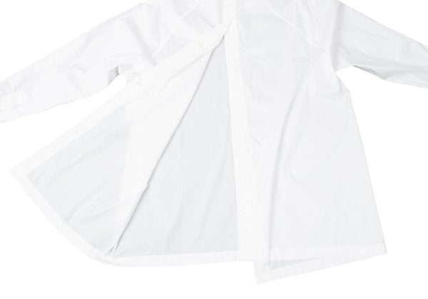 ISSEY MIYAKE 24AW Cotton Nylon Stretch Shirt White Size 2